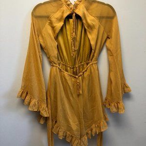 Chiffon romper dress